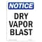 Signmission OSHA Notice, 5" Height, Dry Vapor Blast Sign, 5" X 3.5", Portrait OS-NS-D-35-V-11582 - alternate 1